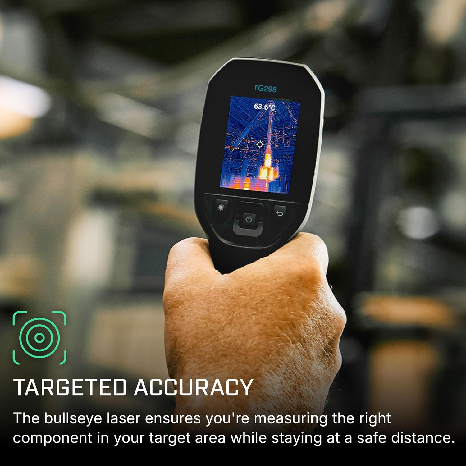 TG298 Thermal Imaging Camera, 320x240 High-Temp Spot IR, Laser