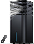 Windowless Portable Air Conditioner, 24.3" Small Evaporative Air Cooler for Room No Window, 3-Speed Settings, 4