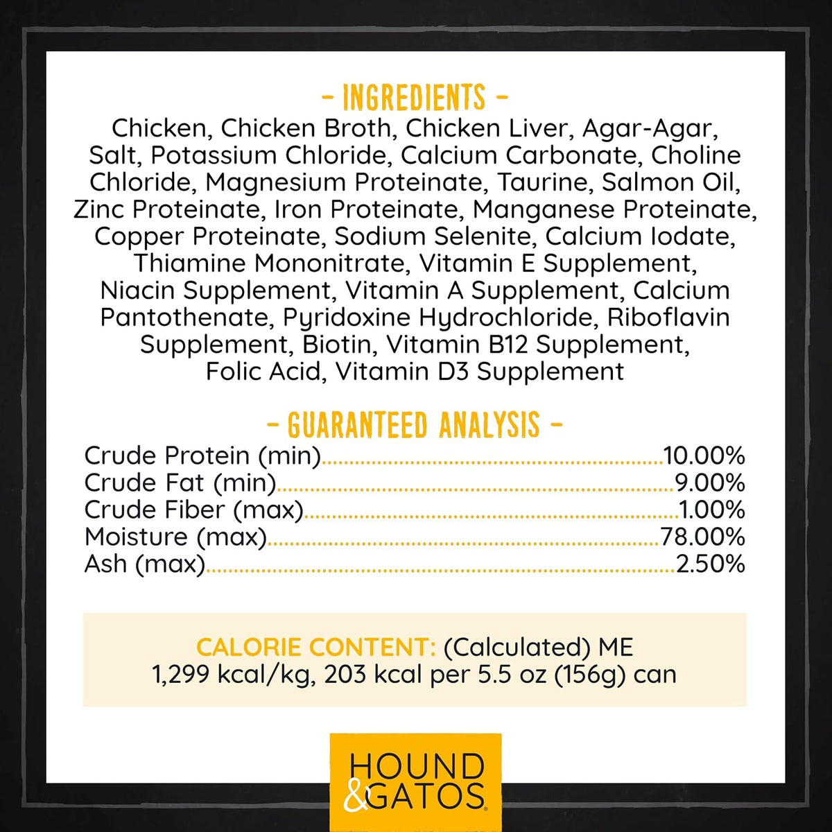 Chicken Wet Cat Food, Single Protein, 98% Real Meat Formula, Grain Free Limited Ingredient Cat Food, 5.5 oz Cans