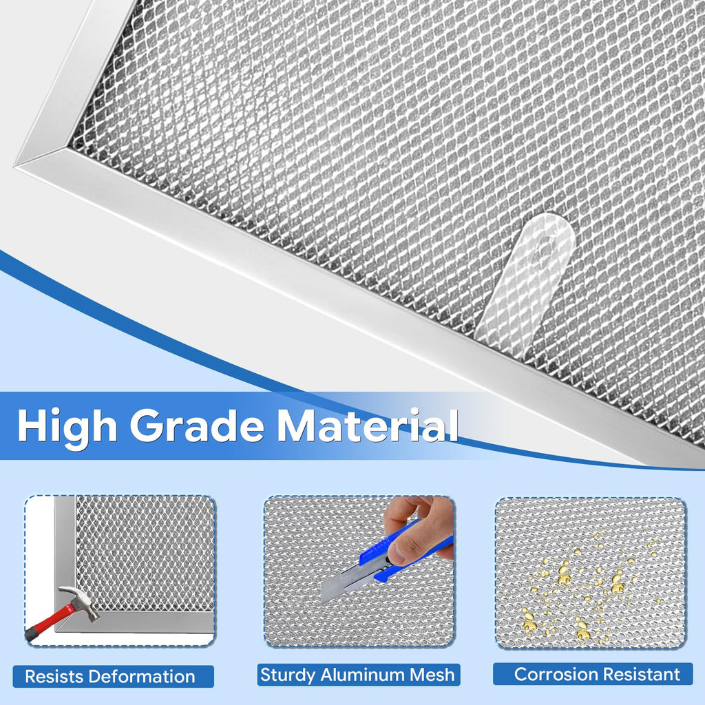 2PCS 14''×13.74'' Range Hood Grease Filter