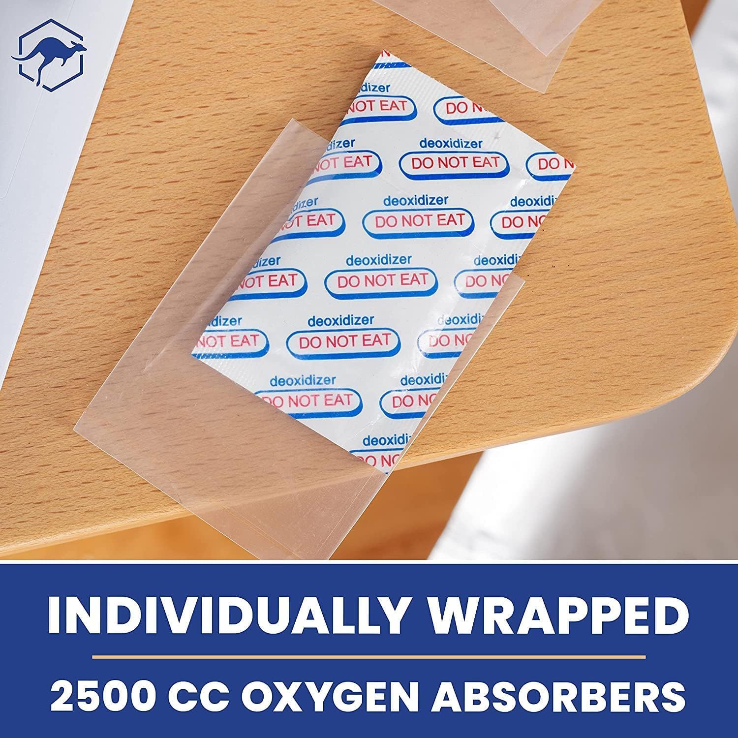 15 Count 5-Gallon Mylar Bags with 2500cc Oxygen Absorbers, 10 Mil Total Thickness Long-Term Food Storage Pouches