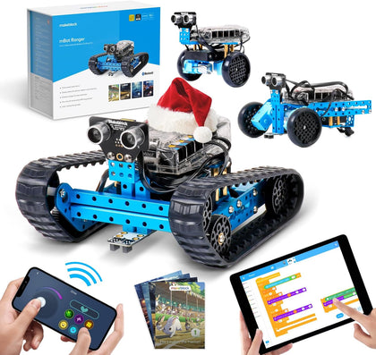 mBot Ranger 3 in 1 Coding Robot Building Kit for Kids Ages 10+ | Supports Scratch & Arduino Programming, Programmable