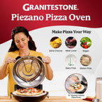 12" Electric Pizza Oven Indoor Countertop Pizza Maker, Black