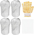 4 Pack Downspouts Gutter Guard Aluminum Filter Strainer Expandable Gutter Downspout Guards Gutter Downspout