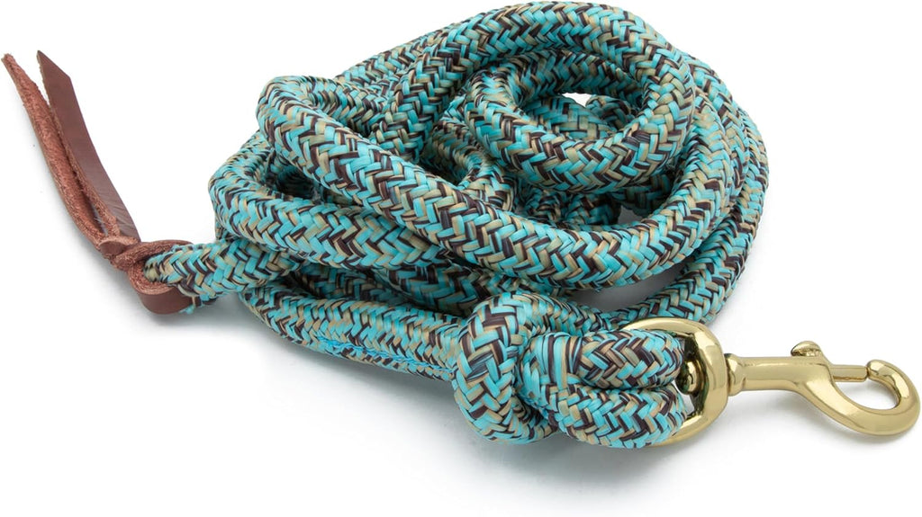 10' Horse Cowboy Lead Rope with Brass Snap