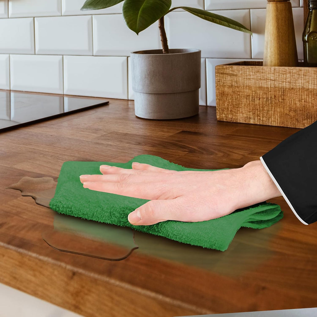 Bar Towels (Pack of 60) Size 14x17 Inches – 100% Cotton, Absorbent and Reusable Cleaning Rags, Multipurpose Cleaning