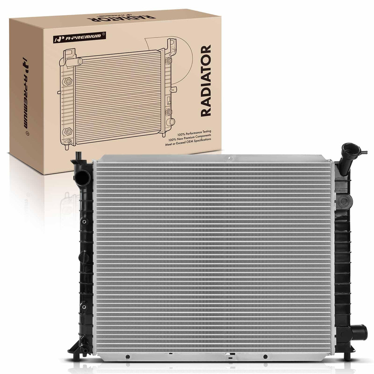 A-Premium Engine Coolant Radiator Compatible with Ford, Mercury Models