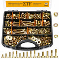 528Pcs Grade 8 Bolts and Nuts Assortment Kit, SAE Hex Bolt Hardware Set