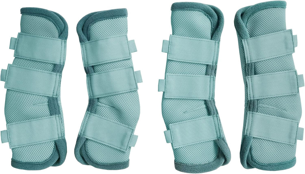 Horse Fly Boots Set of 4 Non Slip Breathable Mesh Leg Protection