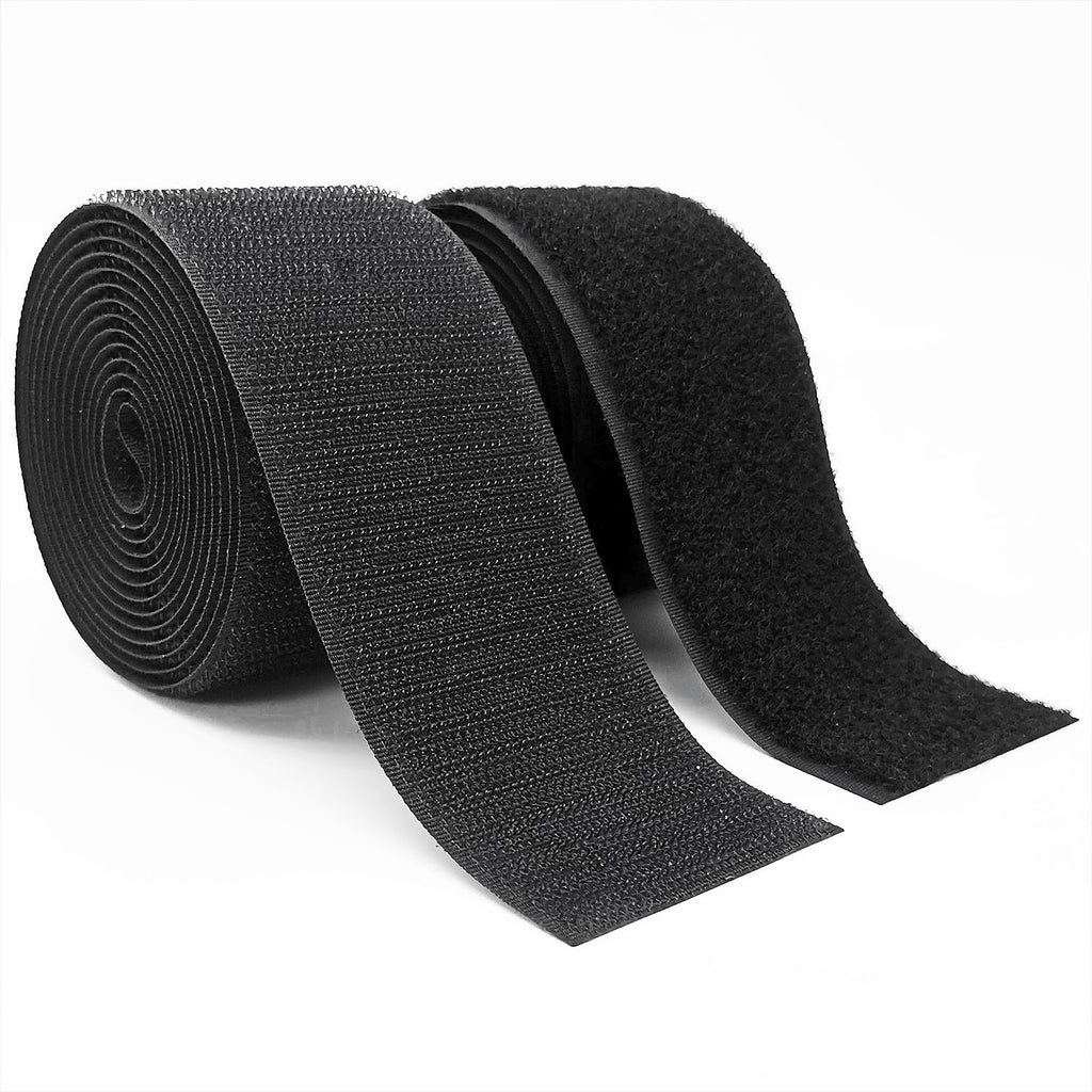 Sew On Hook and Loop Strips, Strong Grip, 2'' x 6'