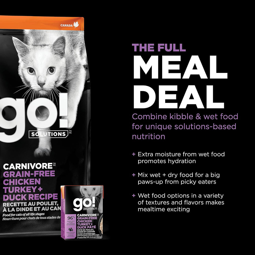 Carnivore Chicken, Turkey & Duck Dry Cat Food, 16 lb