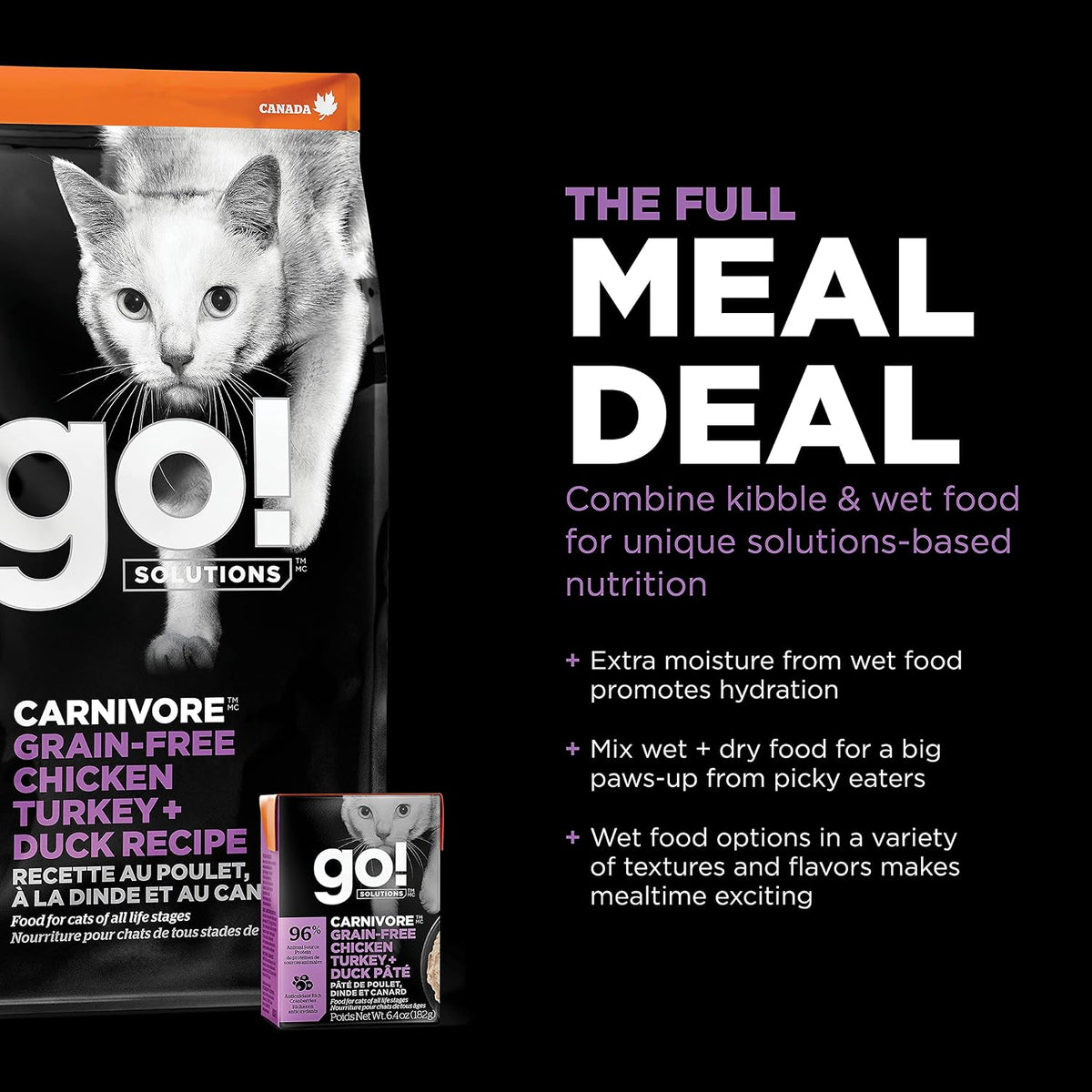 Carnivore Chicken, Turkey & Duck Dry Cat Food, 16 lb