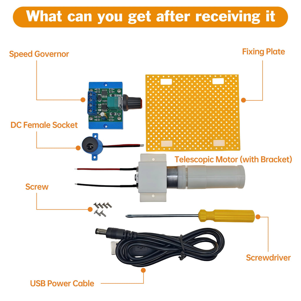 XUNKUANER 5V 30mm Stroke Mini Reciprocating Linear Actuator