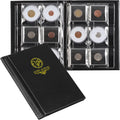 36 Pockets Coin Capsule Holder Album - 2.3x2.2 inches | Uncle Paul Coin Collecting Book with 6 Pages, Collection