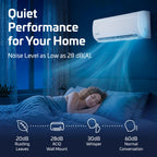 Essentials 18000 BTU 230V 20 SEER2 Mini Split AC/Heating System, White