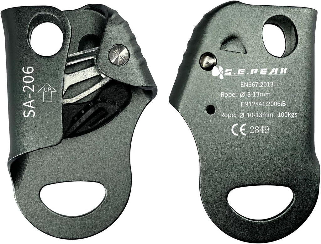 CE Chest Ascender, 100kgs Strong Climbing Rappelling Gear Equipment for Rock Climbing, Tree Arborist, Climbing Rescue