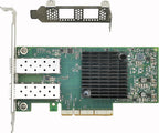 10/25GbE PCIE x8/x16 Ethernet Adapter Dual SFP28 Port with Mellanox ConnectX4 Lx MCX4121A-ACAT Chipset, 25gigabit Network Server Card Support Windows/Linux/VMare/OFED
