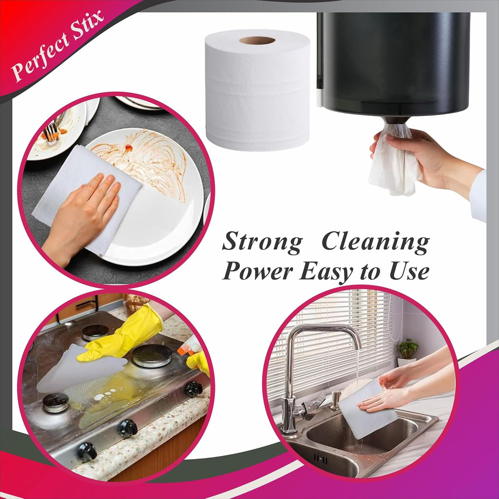 10" White Center Pull Paper Towels- Pack of 2ct-600 Sheets Per Roll