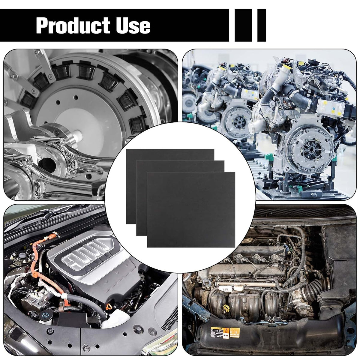 Non-Asbestos Gasket Material Sheet Kit, 13.8" x 11.8"