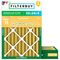 20x24x4 Air Filter MERV 11 Pet & Allergy Defense (2-Pack)