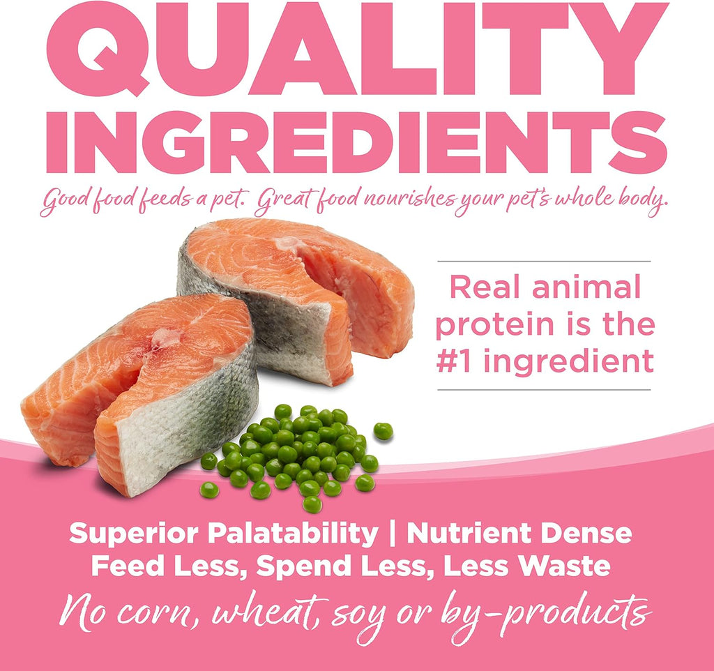 Pure Vita Limited Ingredient Grain Free Dry Dog Food, Salmon and Peas, 25LB