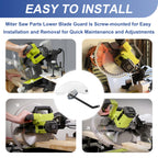 12" Miter Saw Safety Blade Guard for Ryobi Compound Miter Saws