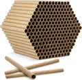 200 Pack Mason Bee House Tubes, 6 Inch Long x 5/16 Inch Diameter Cardboard Nesting Refill Inserts Liners Tubes for
