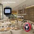 T128 Restaurant Pager System, Wireless Call System, 10 Buttons