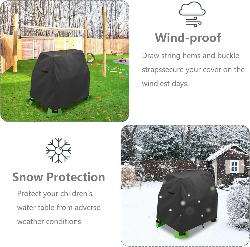 Kids Water Table Cover Fit Rain Showers Splash Pond Water Table,Waterproof Dust Proof Anti-UV Outdoor Toys
