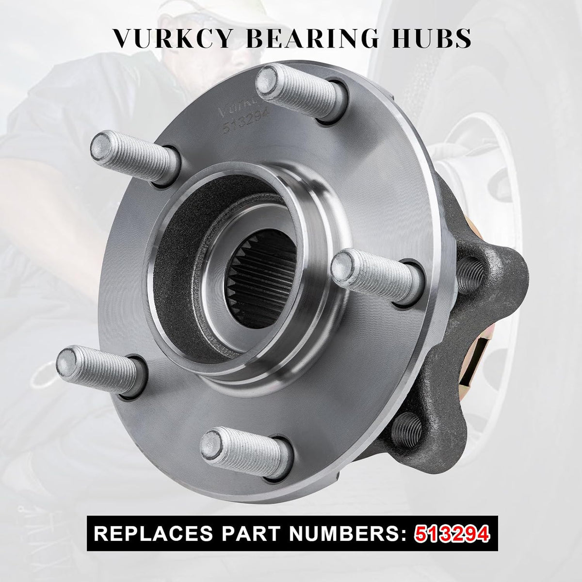 Vurkcy 513294 Front Wheel Bearing Hub Assembly for 07-12 Nissan Altima