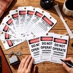 25 Pack Danger Do Not Operate Tags, Do Not Remove Lockout Tag