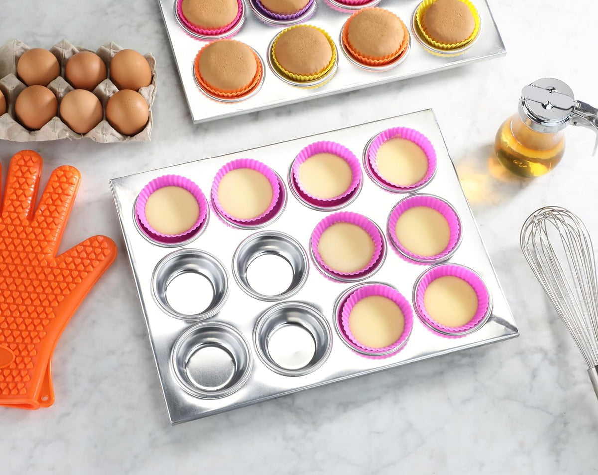 Commercial Grade Aluminum 12-Cup Muffin Pan