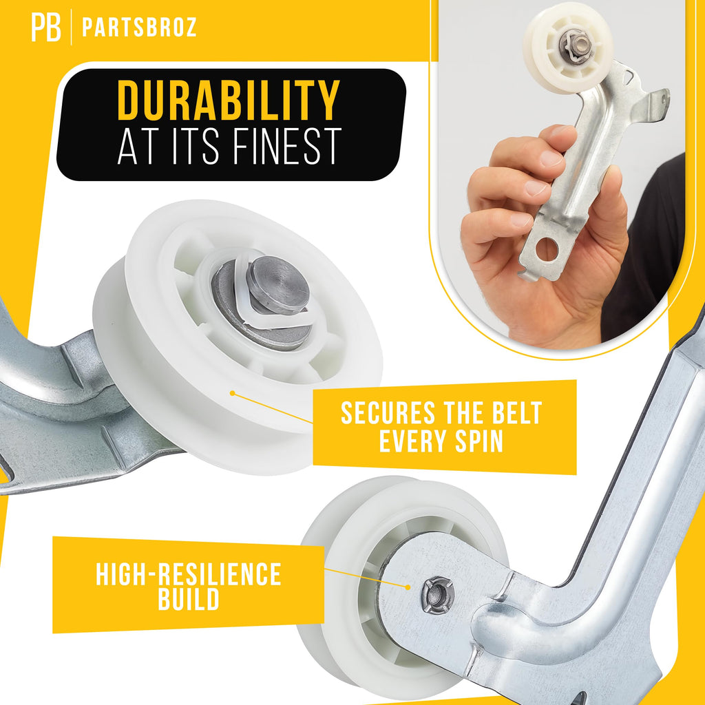 Dryer Idler Pulley Wheel And Arm for Maytag MGDB750YW0