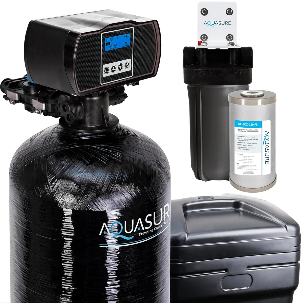 Harmony Series 70,000 Grains Whole House Water Softener with Automatic Digital Metered Control Head | Fine Mesh Resin