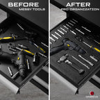 Tool Box Foam Organizer 22x18x2 inch 3Pack, Kaizen Sheets for Pro Tool Control, Custom Tool Shadow Inserts for Cases