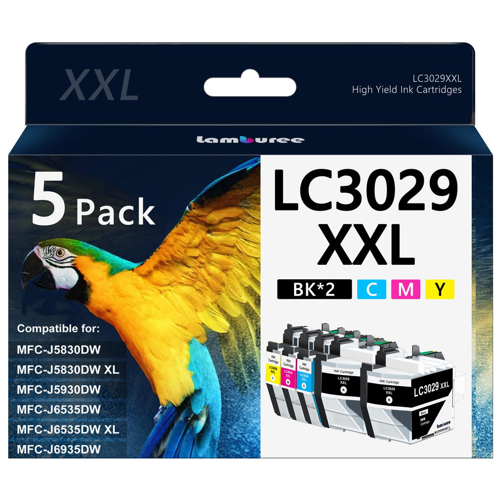 LC3029XXL Ink Cartridges Replacement for Brother LC3029 XXL