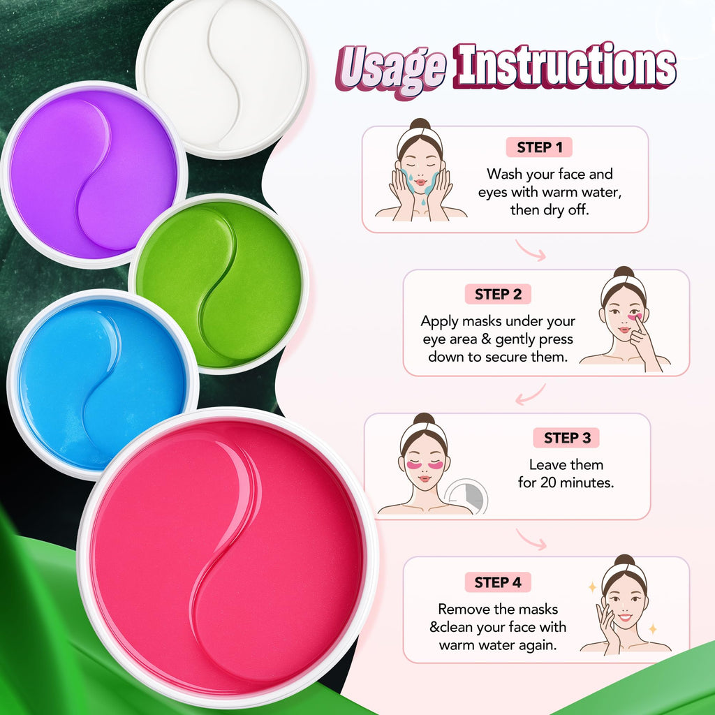 Under Eye Patches - 60 Pack Eye Masks