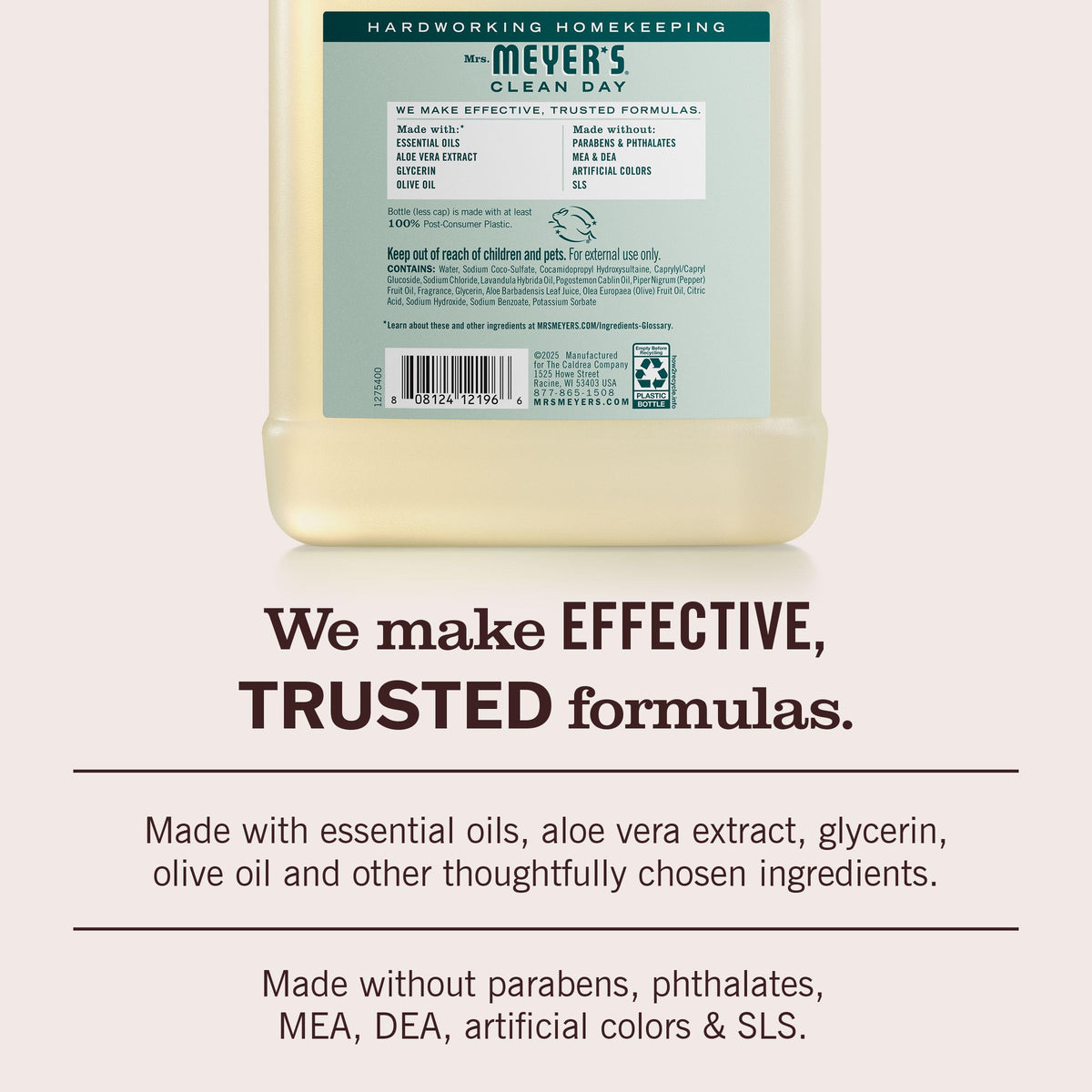 CLEAN DAY Hand Soap Refill, Birchwood Scent, 33 Fl Oz Bottle