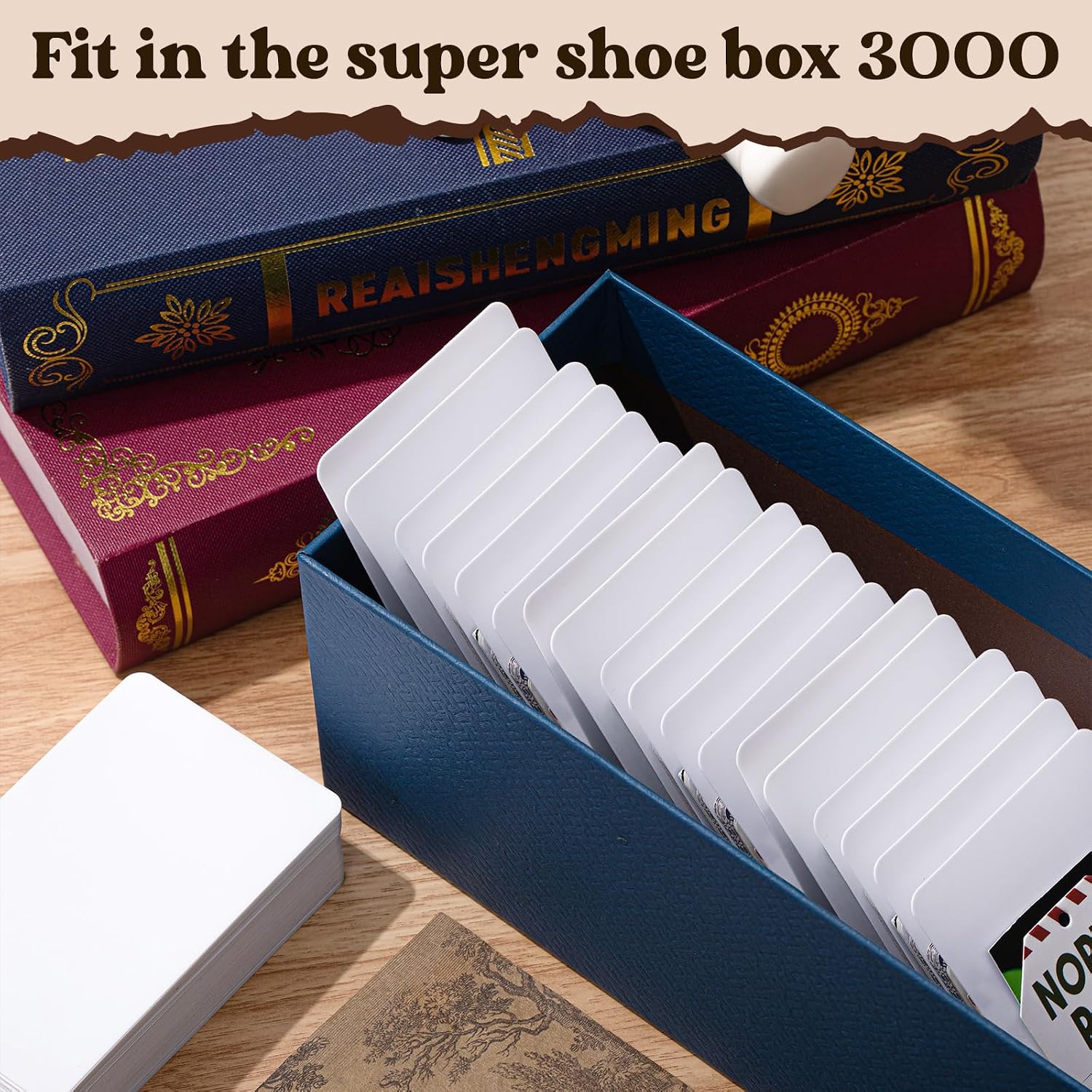 100 Pieces Tall Trading Card Dividers Plastic,White | Separator for TCG Sports Games Baseball, Organize Collection by