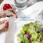 5" X 12" Long Zip Bags (100 Count) - 2 Mil Clear Reclosable