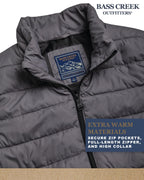 Mens Packable Puffer Vest, Down Alternative