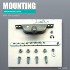 Jalousie Window Operator, Aluminum, T-Crank Handle