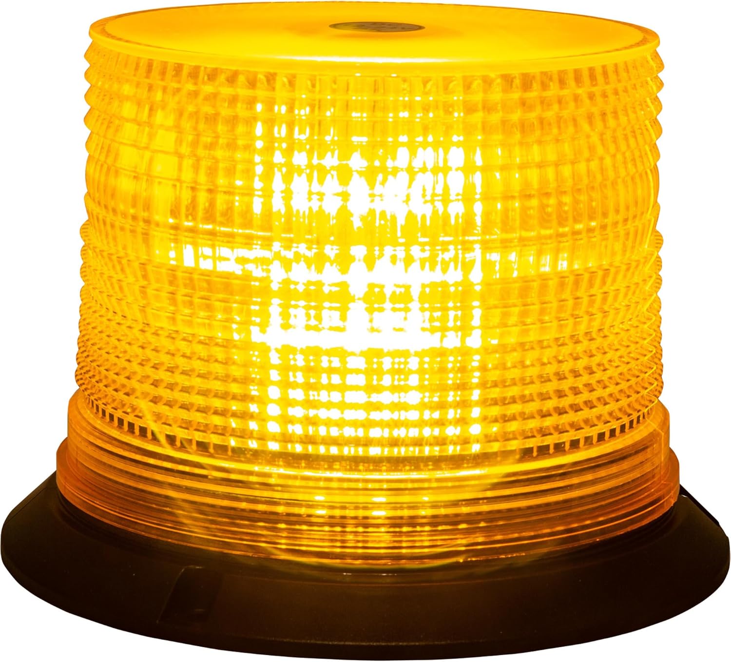 Buyers Products SL645ALP, 6.5 x 5 Inch Amber LED Beacon Light SAE J845 Class 1, Magnetic or Permanent Mount, 11 Flash