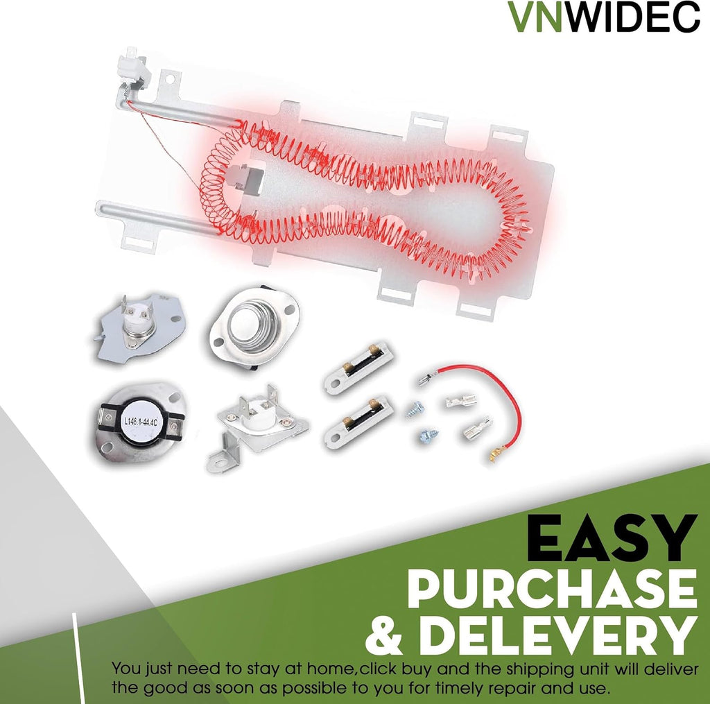 Dryer Heating Element Kit for Maytag MEDE500VW1 MEDE900VW1 MED8000AG0