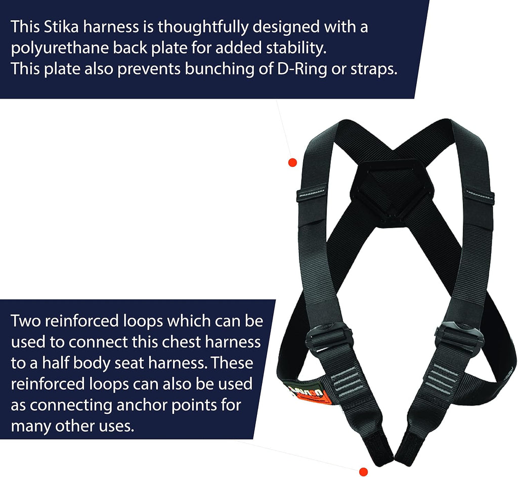 Climb Stika Chest Rescue Zipline Harness 23kN Climbing Harness,Chest harness, UIAA Certificate