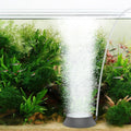 Aquarium Air Stone, Fish Tank Bubbler Aerator with Stainless Steel Base, Oxygen Diffuser for Nano Air Pumps