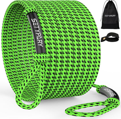 4-6K 60FT Boat Tow Rope for Tubing, Fits 1-4 Person Towable Tubes Boating, Heavy-Duty Floating Tube Tow Rope for