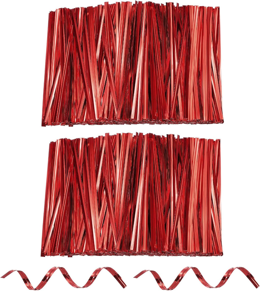 1600Pcs Bag Twist Ties 4" Reusable Metallic Wire Cable Ties
