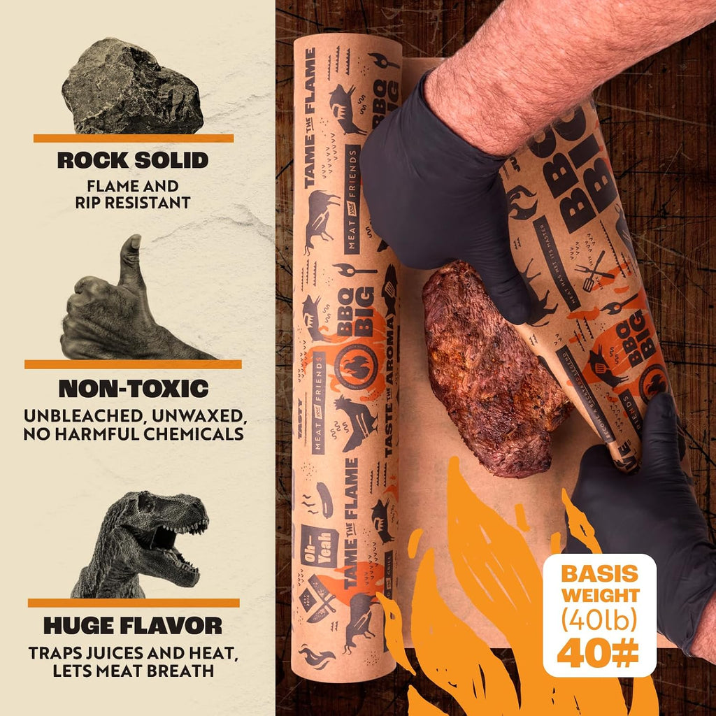 Basting Brush Brown Butcher Paper Roll for Smoker