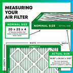 20x25x4 Air Filter MERV 8 Dust & Allergy Defense (2-Pack)